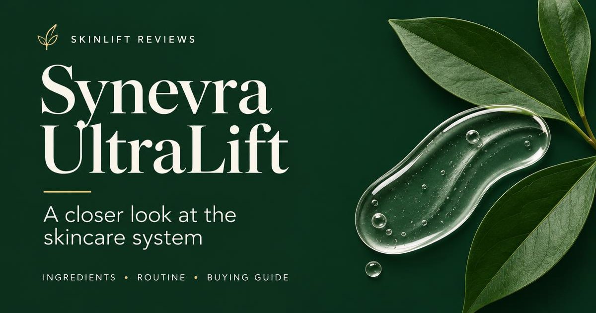 SkinLift Reviews editorial graphic for Synevra UltraLift
